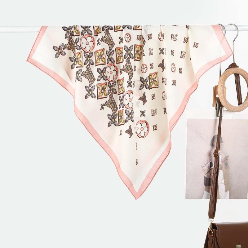 New herringbone pattern small square scarf femininity versatile decorative professional small square scarf autumn and winter warm scarf batch