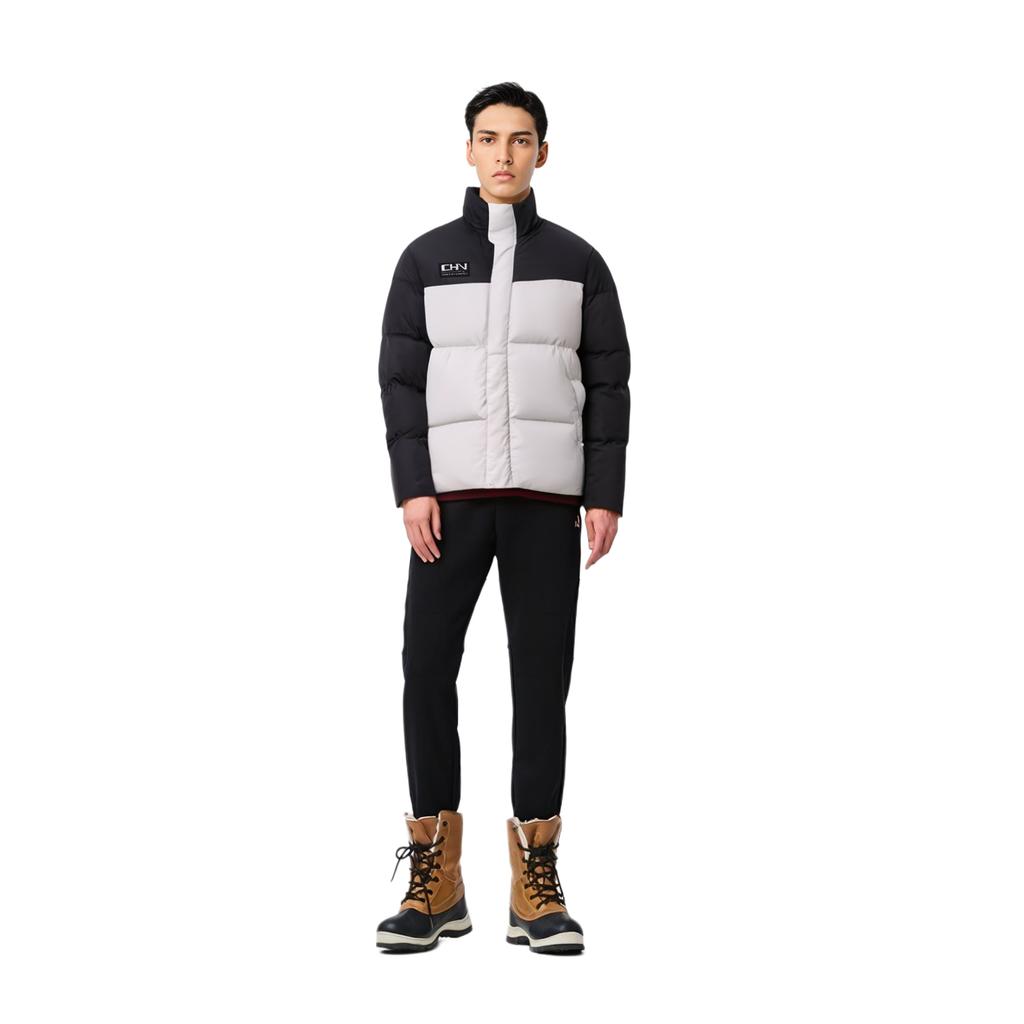 Anta Variety Training Collection Down Jacket Men's Grass Winter Gray 152347934-1