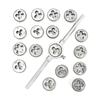 20/40pcs Tap and Die Set M3-M12 Screw Thread Metric Plugs Taps Nut Bolt Alloy Metal Hand Tools Metric Tap Wrench and Die Sets