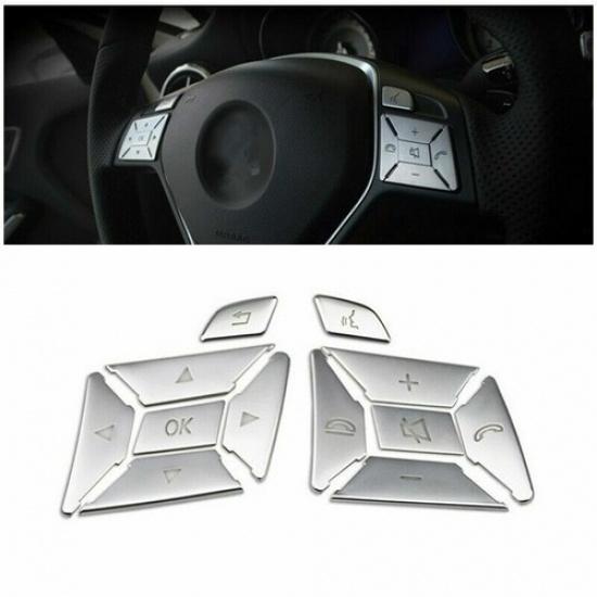Auto Car Steering Wheel Panel Switch Sticker for Mercedes Benz Class B W246 2014
