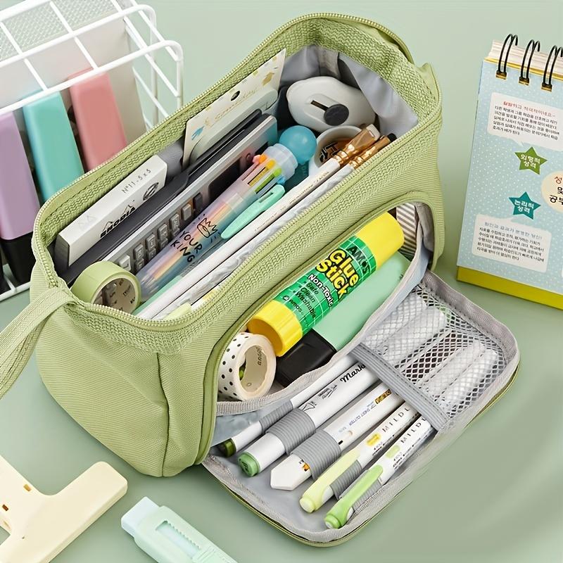 Large-capacity Pencil Case Cute Pencil Pouch For Girls Boys Student Aesthetic Pencil Case For Middle High School Office Supplies Eid Al-Adha Mubarak