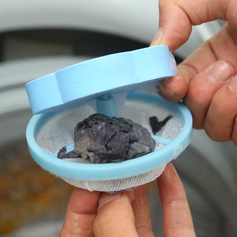 Mesh Filter Bag Laundry Ball Floating Style Washing Machine Filtration Hair Removal Device