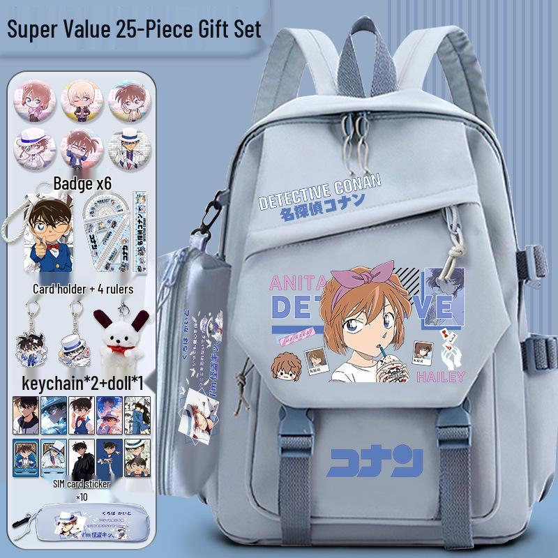 Detective Conan x Kaito Kid Large Capacity Backpack for Students