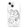 Phone Case For iPhone 15 14 13 12 Mini 11 Pro Max XS X XR 7 8 Plus Clear Shockproof Silicone TPU Cover Baby Girl Mom Family