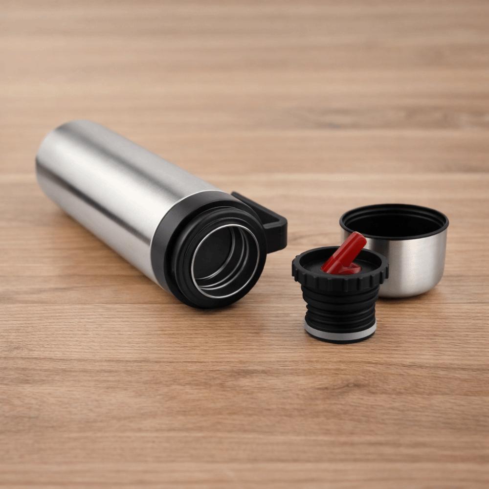 1000 ML Yerba Mate Thermos Bottle Double Wall Straw Design Vacuum Flask Large Capacity Stainless Steel Insulated Water Bottle