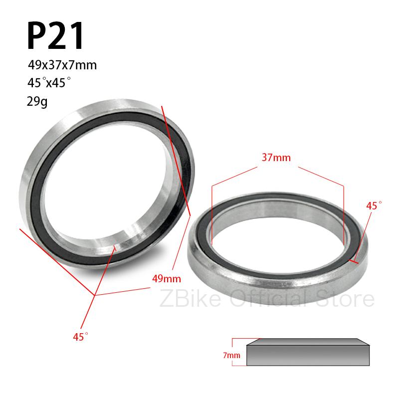 Bike Bearings For Headset 41/41.8/46.9/47/49/52mm MTB Road Bicycle Headset Bearing Repair Steel Cycling Part Bike Accessories