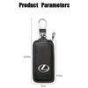 1 Stück Auto-Logo Leder Metall Auto Schlüsselabdeckung Hülle für Lexus GX460 NX300 GS400 GX470 RX450 IS250 ES330 ES350 GS300 Auto Zubehör