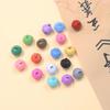 14mm Candy Color Bells: DIY Single-Tone Painted Christmas Ornaments & Colorful Keychain Accessories