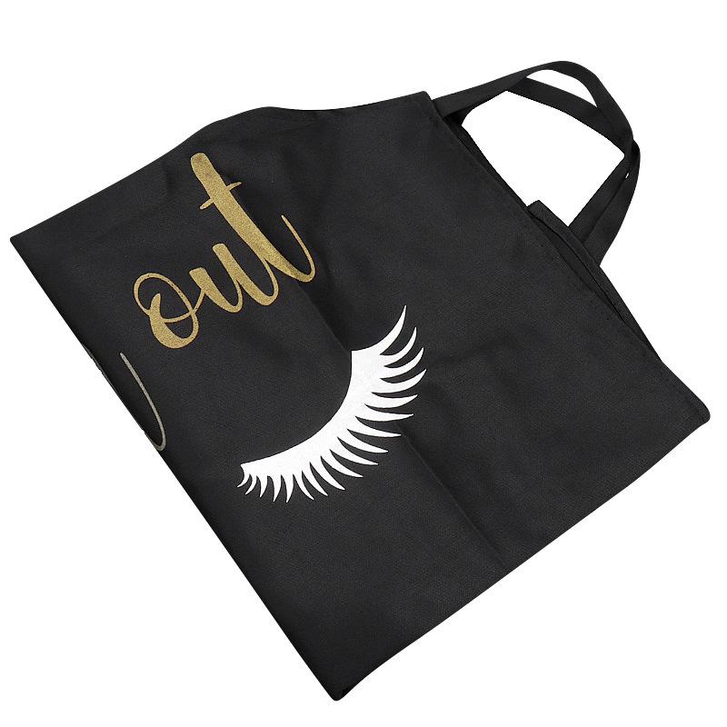 Unisex Cotton Linen Eyelash & Nail Art Apron