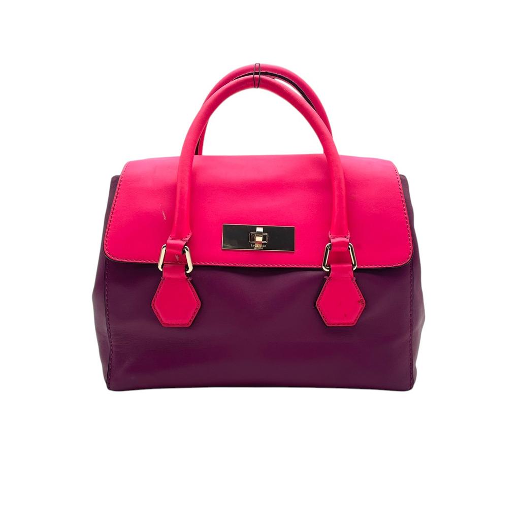 Used Kate Spade Handbag Catherine Street Catherine Street JoanieHandbag purple/pink leather Women