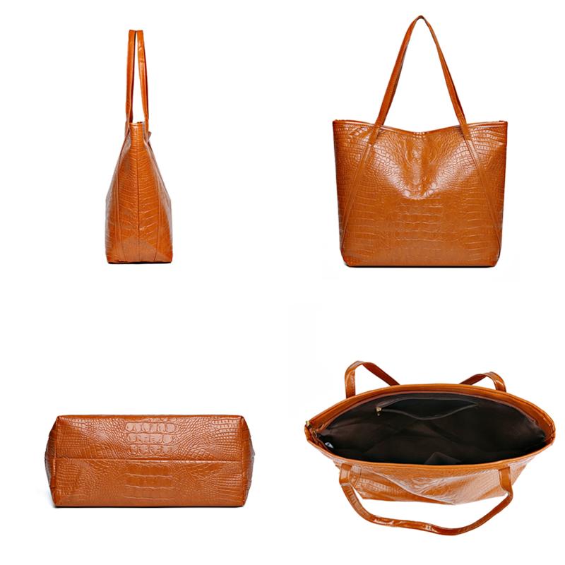 Large Capacity Women's Leather PU Shoulder Bag Wild Women's Bags High Quality New