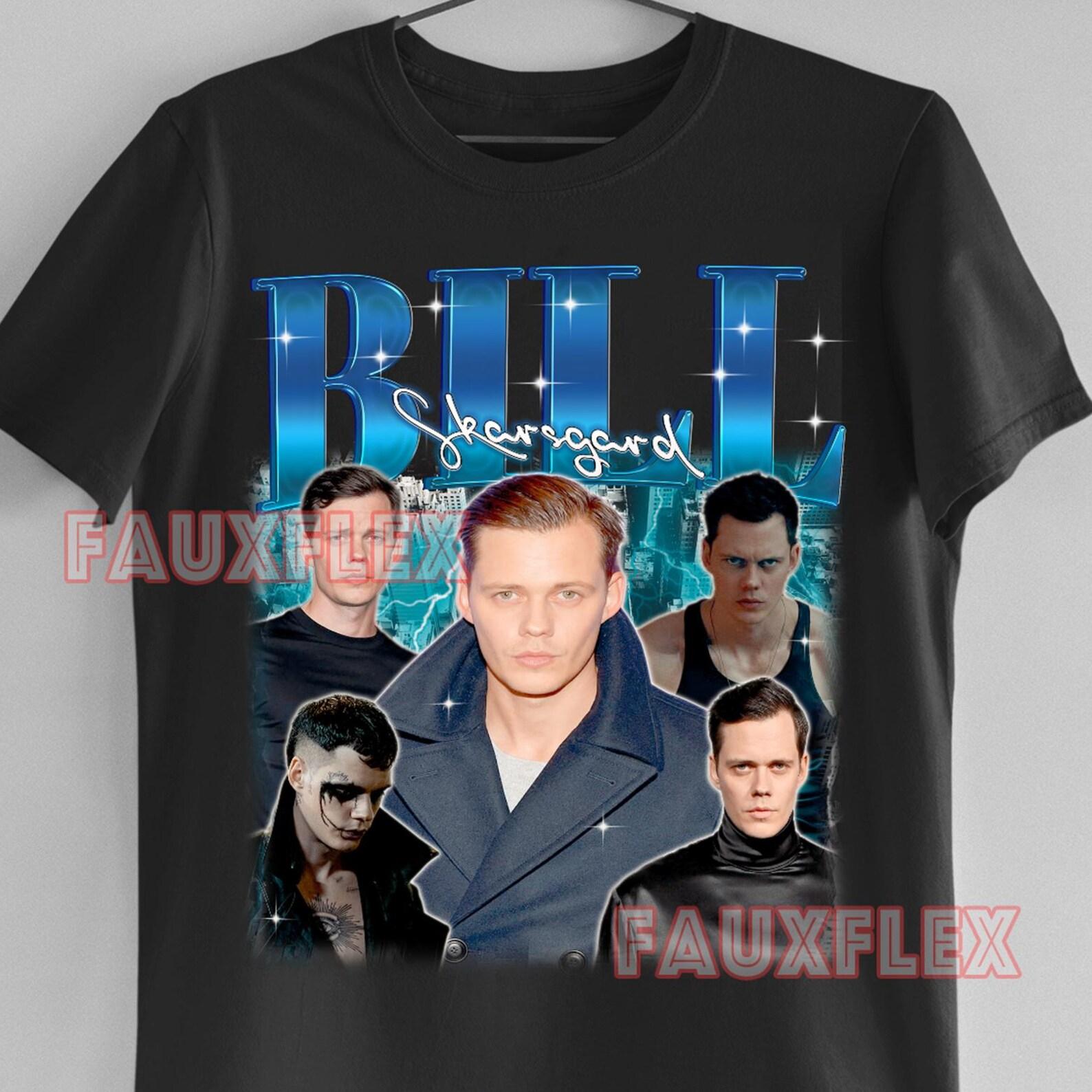 BILL SKARSGARD Shirt, Bill Skarsgard Retro T-Shirt, Bill Skarsgard Vintage Fan Tees, Bill Skarsgard Kids Tee, Bill Skarsgard Merch Gift XL