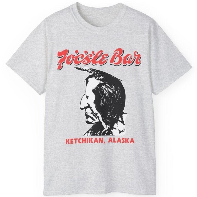 

Retro Vintage Foc’sle Bar Ketchikan Alaska Unisex Tee S-5XL Unisex T-Shirt S