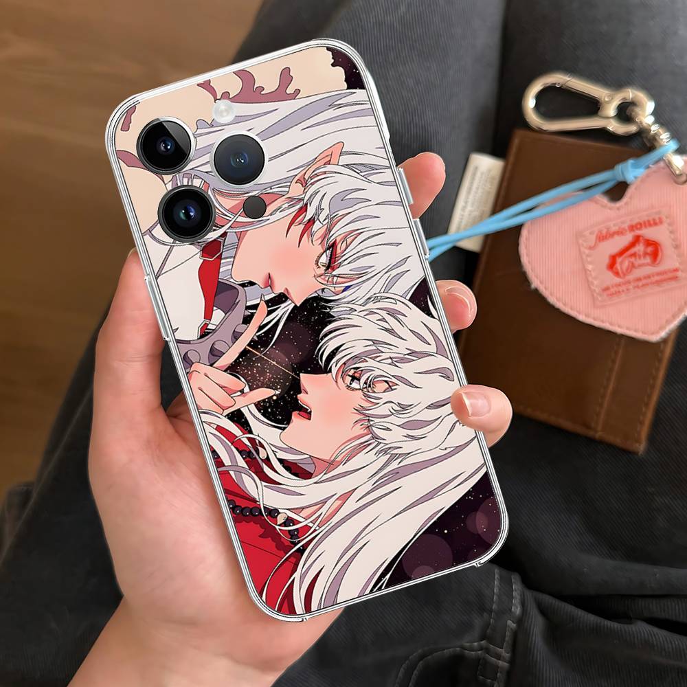 Phone Case For Samsung S26 S25 S24 S23 S22 S21 S20 FE Note20 Note10 Amine I-Inuyasha Plus Ultra Edge 5G Clear Soft TPU Cover