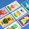 Cartoon Tier Doppelseitiger Streifen Holzpuzzles Kinder Montessori Puzzlespiel Baby Lernspielzeug für Kinder