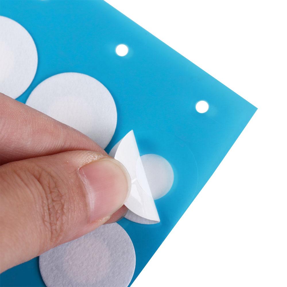 48pcs Waterproof 20mm Filter Paper Sticker Breathable Sterile Mesh Membrane Filter  Sterile Lid