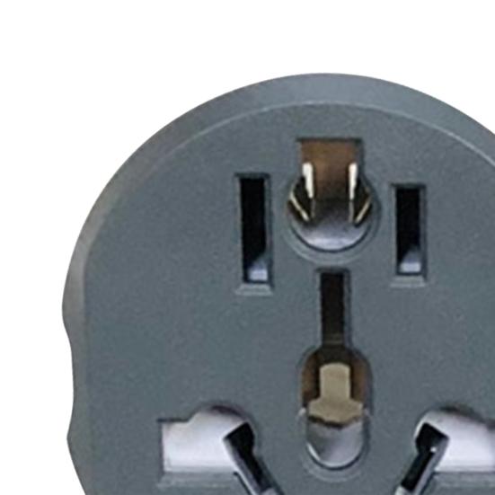 Steckeradapter Universalstiftbuchse US/AU/UK 2 Rund auf EU-Reisestecker