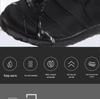 Unisex Plus Size Fleece-Lined Cotton Snow Boots for Middle-Aged & Elderly - Warm, Slip-On, Low-Cut Design