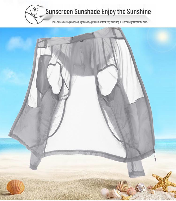 Lightweight Breathable Sun Protection Jacket for Men & Women: Comfortable & Trendy Outdoor Skin Wear