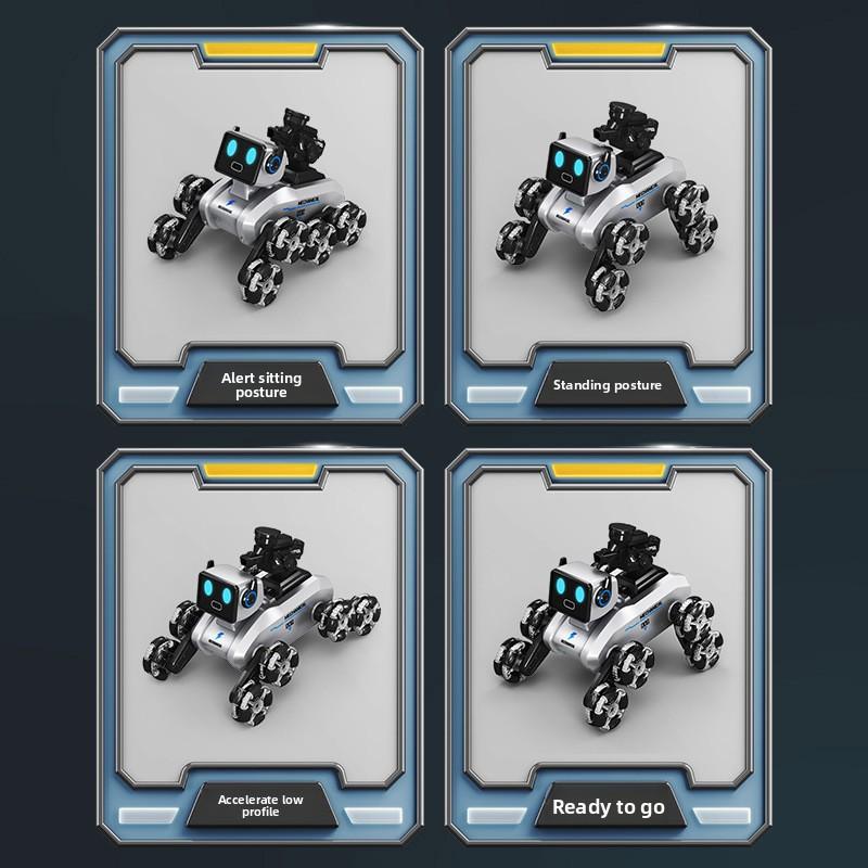 Smart RC Robot Dog & Drift Car: Gesture Control, 8-Wheel Stunt