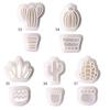 Soft Pottery Clay Cutter Earrings Moulds Cacti Shaped Plastic Jewelry Pendant Making Mold Hand-making Cutting Molds