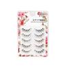 Lashie - Set of 5 Pairs: Natural Criscross Clear Band False Eyelashes