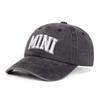 Fashion Washed Cotton MAMA MINI Embroidery Caps Vintage Breathable Parent-Unisex Baseball Hats Adjustable Sport Visors Cap