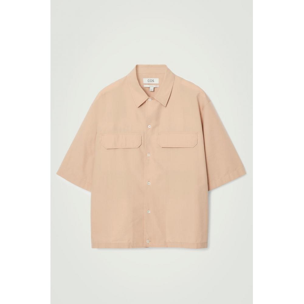 

COS Japan рубашка оверсайз с карманами и клапанами
