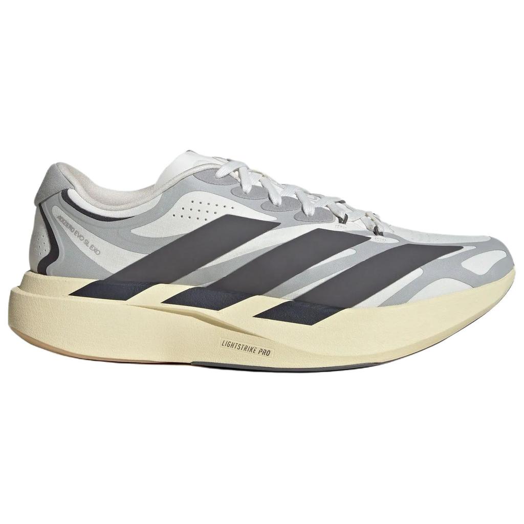 adidas Adizero Evo Sl Comfortable Fitting Running Shoes Men Sneaker White Gray KJ0430