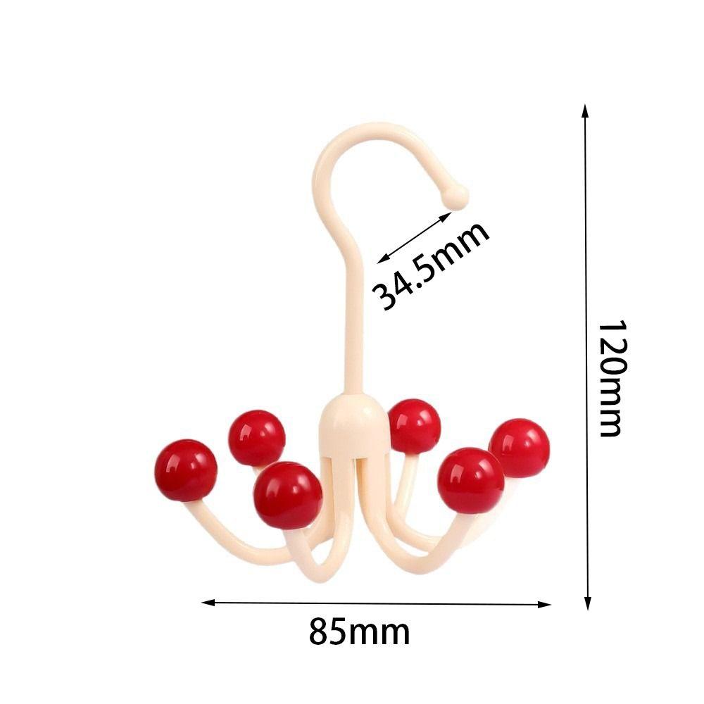 Multifunctional 360°Rotating Hook Rotatable Bedroom Scarf Racks  Bra Scarf Hats Bags