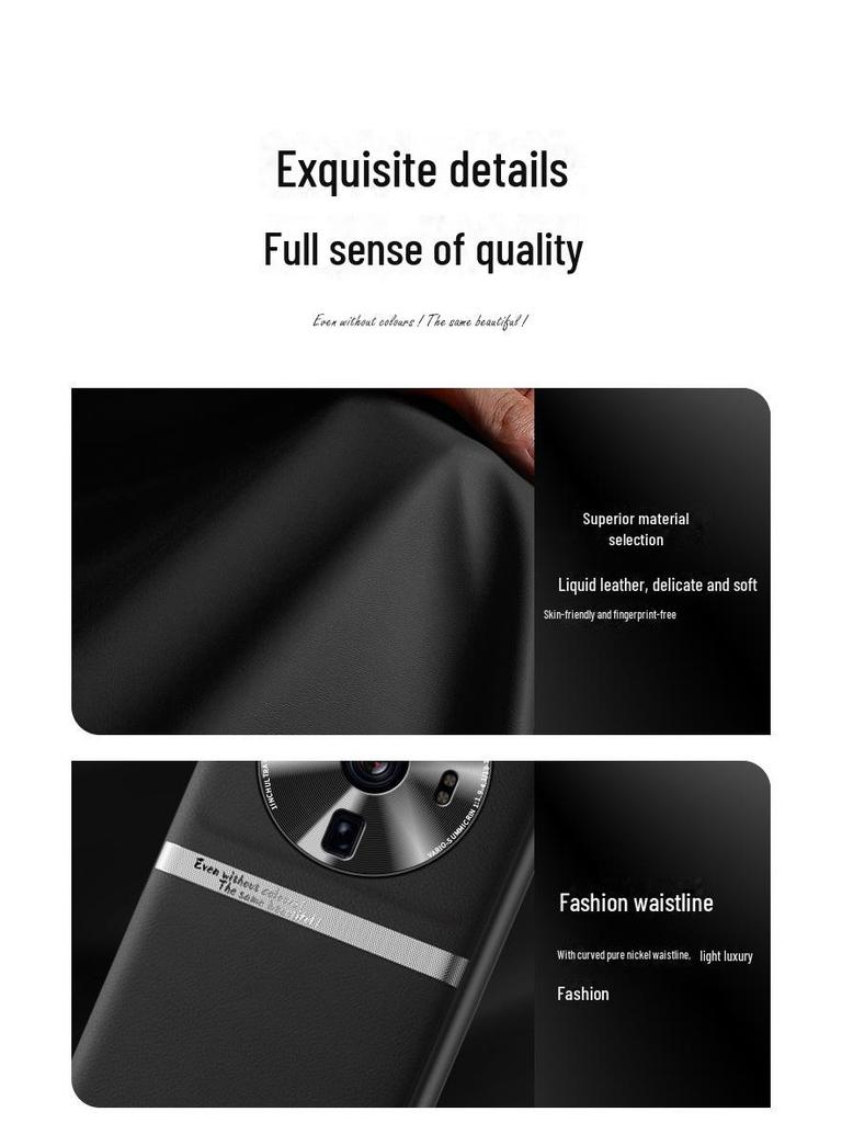 Xiaomi 12sUltra Liquid Leather Case: Anti-Fall, Anti-Fouling, Protective Cover, One-Piece Shipping