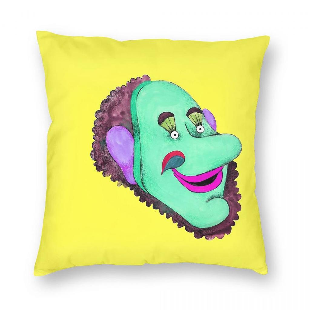 Jeremy Hillary Boob Square Pillowcase Polyester Linen Velvet Pattern Zip Decor Pillow Case Room Cushion Cover