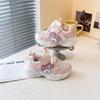 Children's double net cute sneakers 2025 spring new girls cartoon sneakers children's breathable dad shoes