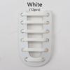 12Pcs Stretch Silicone Shoelaces No Tie Shoe Laces Elastic Laces Sneakers Kids Adult Rubber Shoelace One Size Fits All Shoes