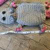 Crochet Purses Handmade Mouse Shape Coin Purse Small Knitted Zippered Wallet for Girls Ladies Birthday Valentine's Mother's Day Gift