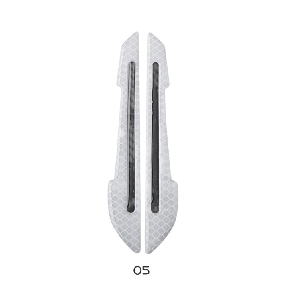 2X Reflective Stickers Warning Strip Tape Traceless Protective Car Sticker Warn On Car Rearview Mirror Exterior Auto Accessories