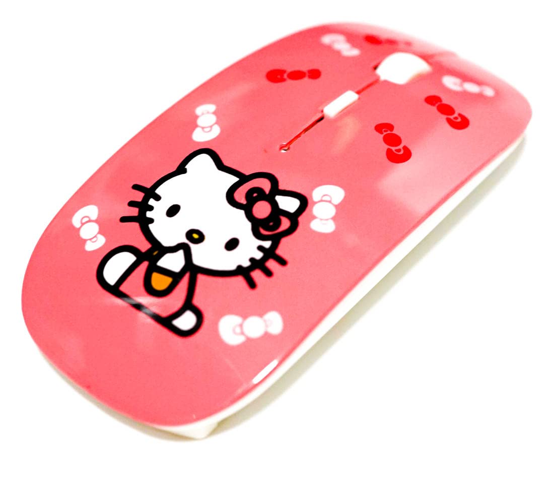 

kitty mouse wireless optical hello kitty kitty peach body червоний