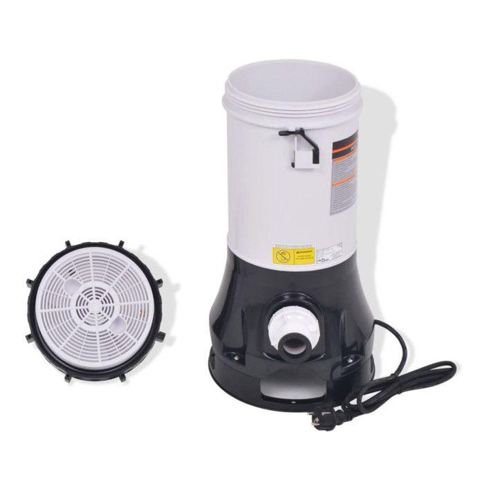 VidaXL Pompe Filtrante de Piscine Système de Filtration Bille Filtrante Pompe de Filtration Jardin Patio Cour Extérieur 185 91171