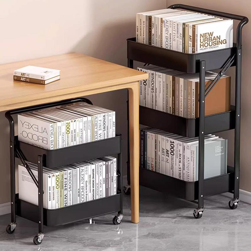 Kitchen Storage Holder Household Removable Foldable Storage Rack Multi-purpose Bedroom Toy Cosmetics Organizers Racks on Wheels