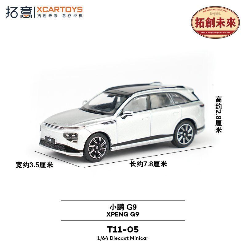 

XCARTOYS 1/64 Scale Alloy Car Models of XPENG Series Including G6 G9 P5 and X9 Exquisite Decorations for Boys Gifts