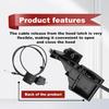 Hood Release Cable with Handle Compatible with 2005-2010 Jeep Grand Cherokee 2006-2010 Commander Replaces 55394495AB 55394495AA 55394495AC 55394495AD