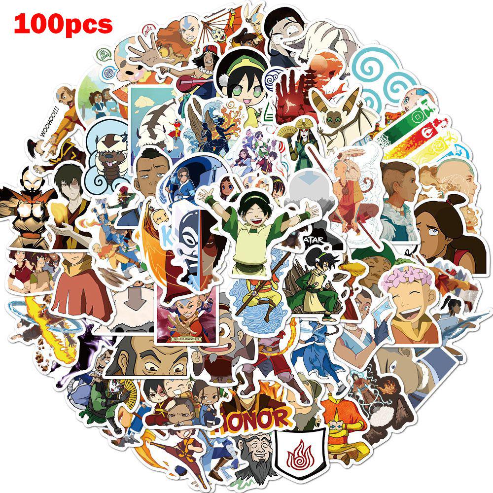 Avatar Stickers 100pcs Diy Luggage Laptop Skateboard Stickers