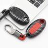 Ontto Nissan Smart Key Case Key Cover for New Serena Serena C26 C27 Key Nissan Dual Sliding Remote Control Protects Against Dirt and Carbon Fiber ABS