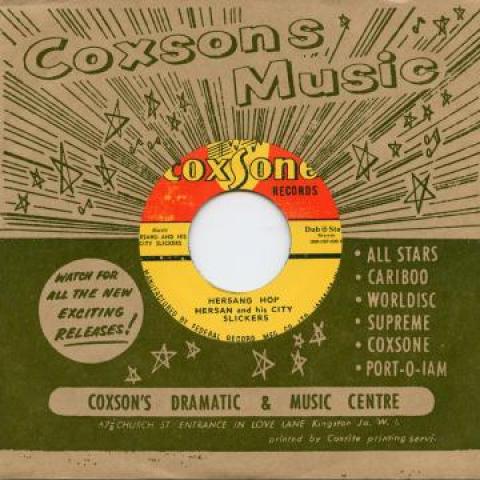 

7inch Record HERMAN HERSANG & HIS CITY SLICKERS - Hersang Hop / Calypso Jazz (Iron Ba DSRCS7030 Studio One/Dub 1961 Japan Reggae, Ska & Dub