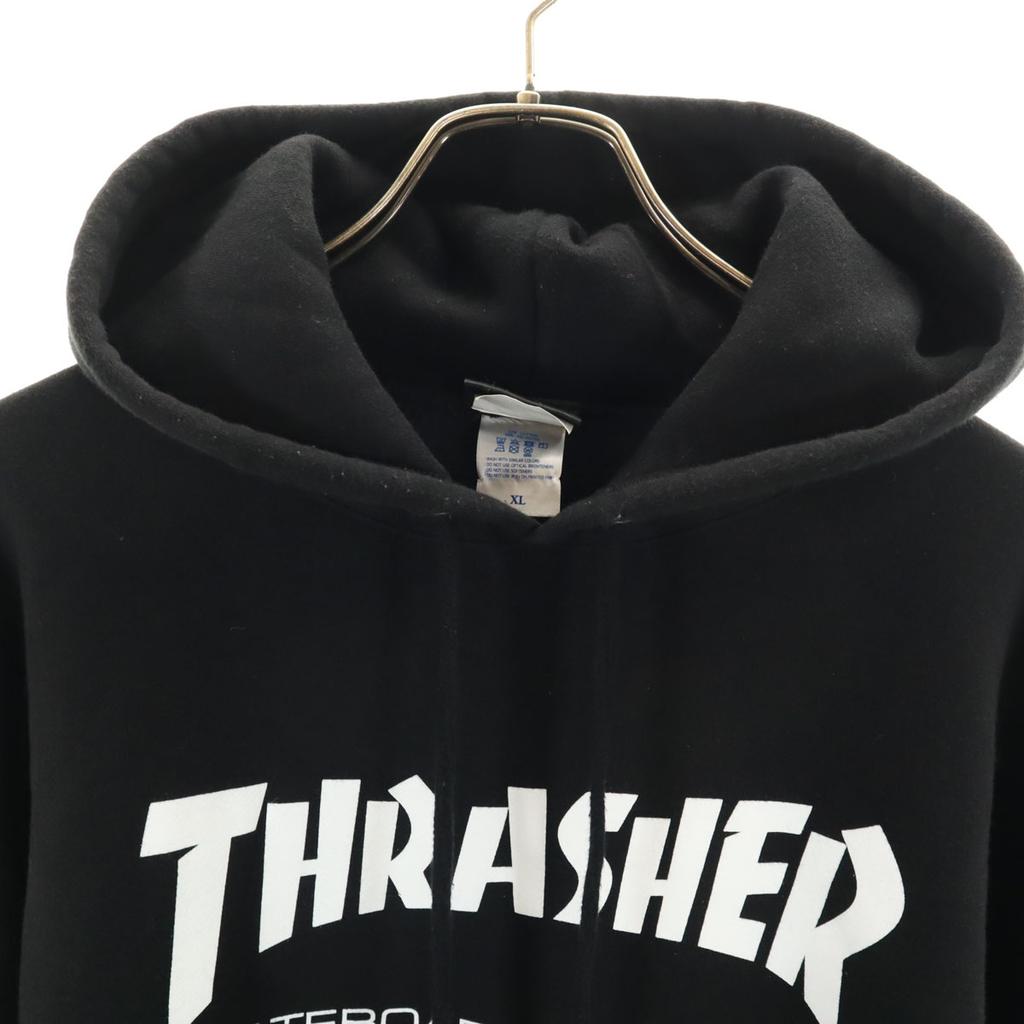 THRASHER Parker XL black Back brushed Men's Used