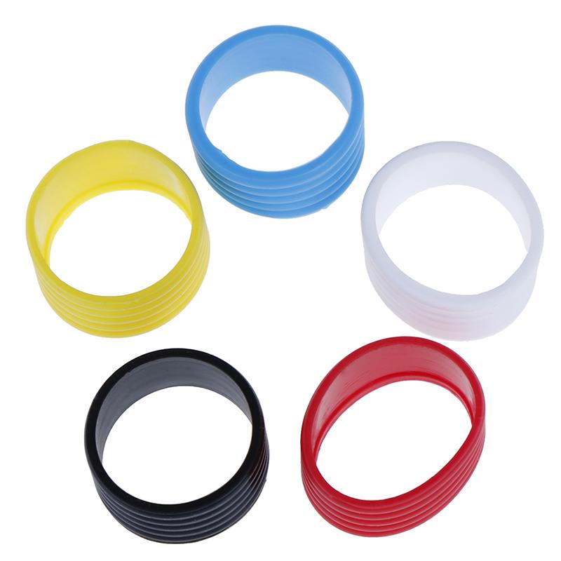 4pcs Tennis Racket Rubber Ring Grip Stretchable Stretchy Handle Rubber Ring