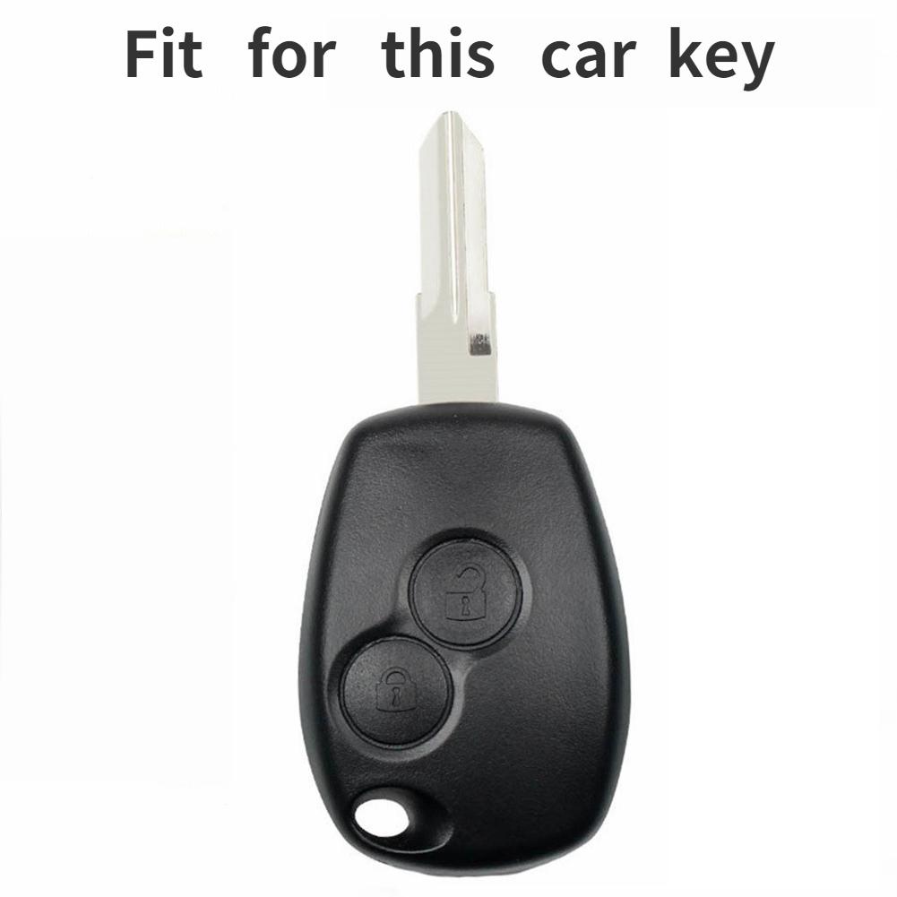Abs Silicone Car Key Cover Case 2 Buttons For Renault Clio Scenic Megane Duster Sandero Captur Twingo Modus Car Remote Key