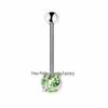 Fashionable Cubic Zirconia Tongue Stud & Nipple Ring Body Piercing Jewelry
