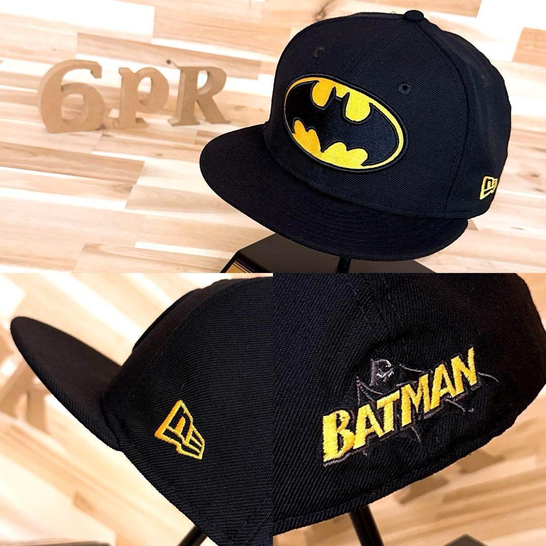 

[USED] Rare/Discontinued New Era x Batman Limited Edition Classic Logo Cap in Black and Yellow