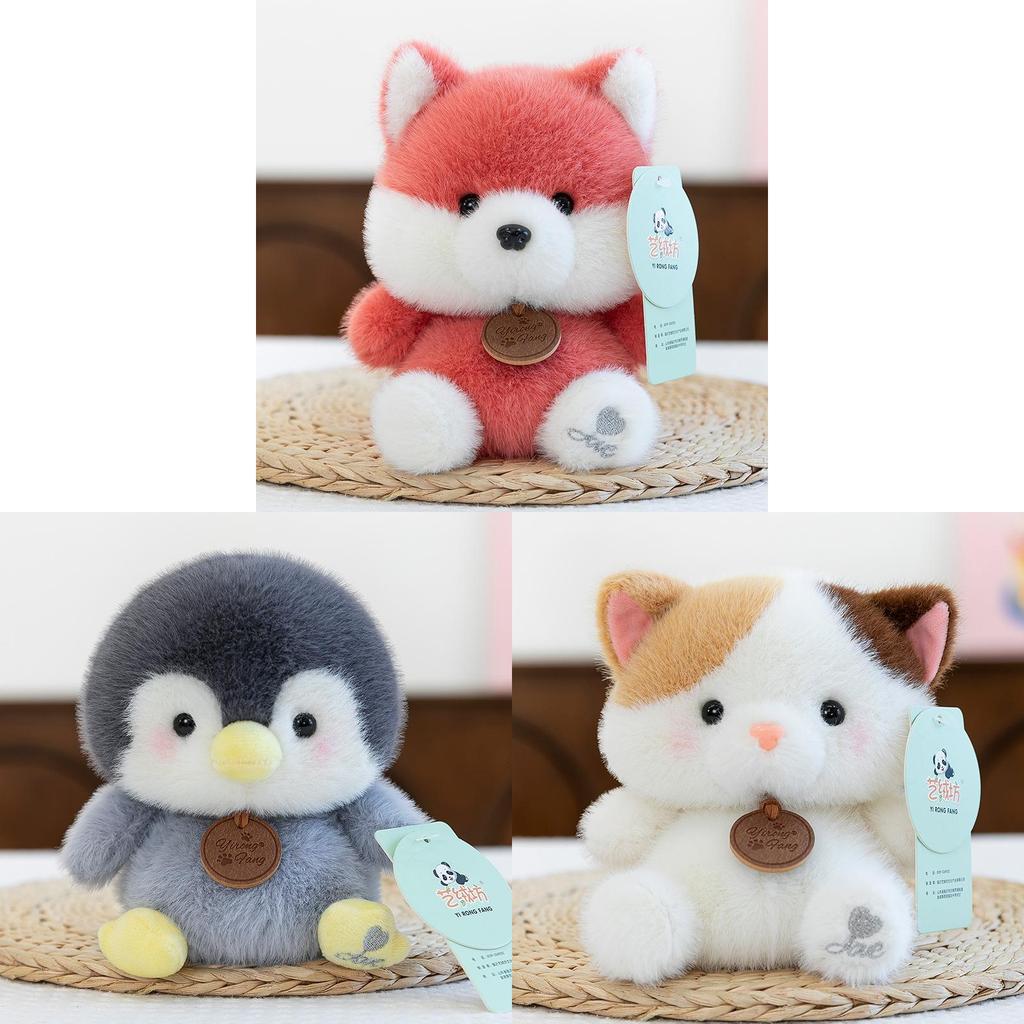 Elephant Plush Toy With Short Pom Cotton For Childrens Comfort And Play